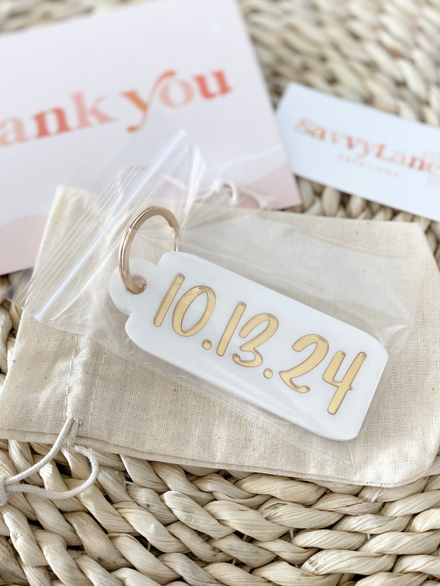 Mark the Moment ~ Personalized Date Keychain