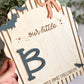 Personalized Baby Footprint Keepsake | First Halloween Wooden Sign
