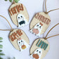 Personalized Halloween Ghost Tag | Boo Basket | Halloween Name Tag | Backpack Tag