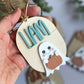 Personalized Halloween Ghost Tag | Boo Basket | Halloween Name Tag | Backpack Tag