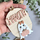 Personalized Halloween Ghost Tag | Boo Basket | Halloween Name Tag | Backpack Tag