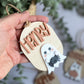 Personalized Halloween Ghost Tag | Boo Basket | Halloween Name Tag | Backpack Tag