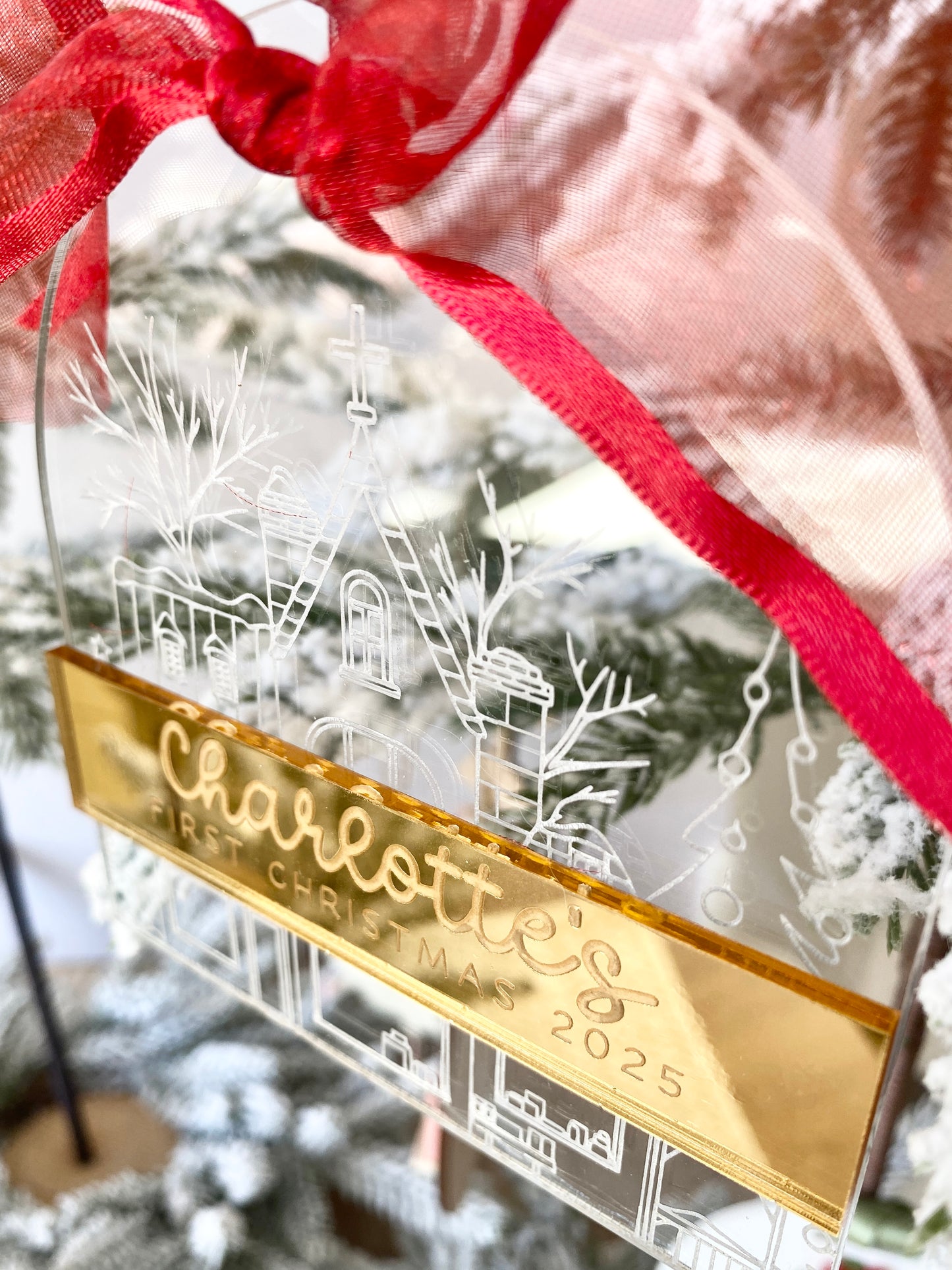 Christmas Village Keepsake Ornament