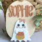 Personalized Halloween Ghost Tag | Boo Basket | Halloween Name Tag | Backpack Tag