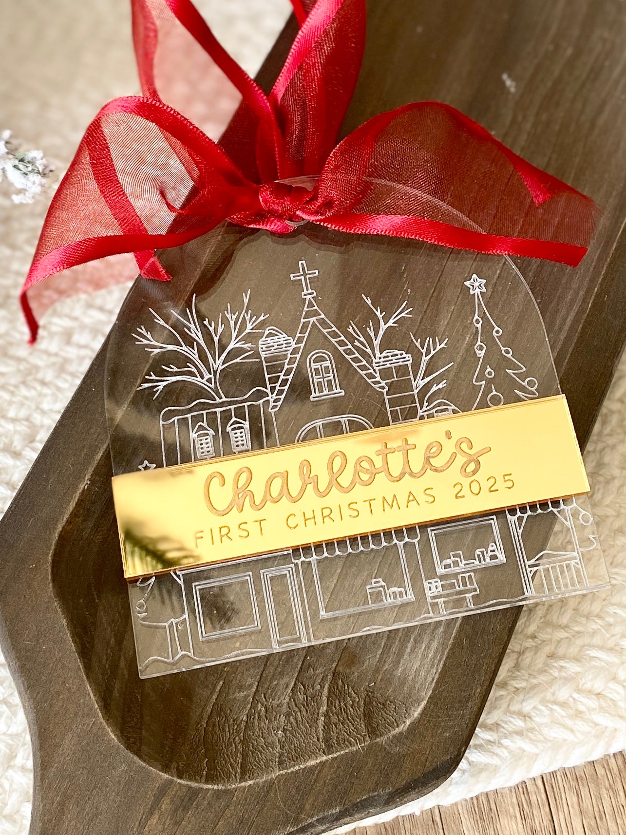 Christmas Village Keepsake Ornament