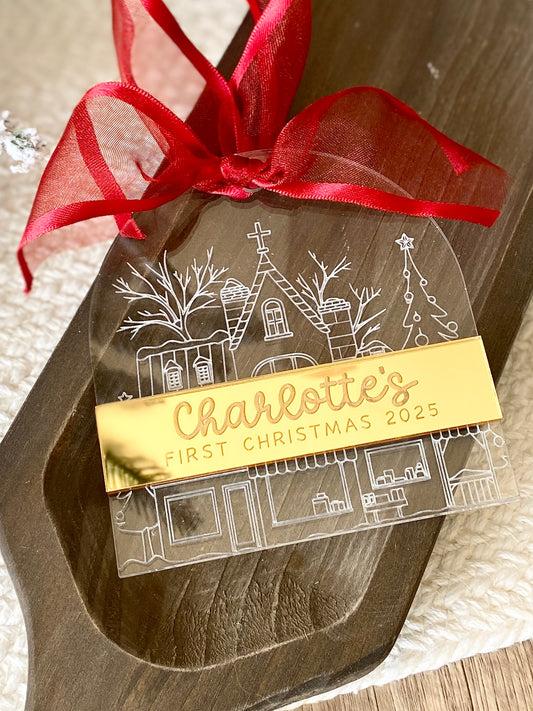 Christmas Village Keepsake Ornament