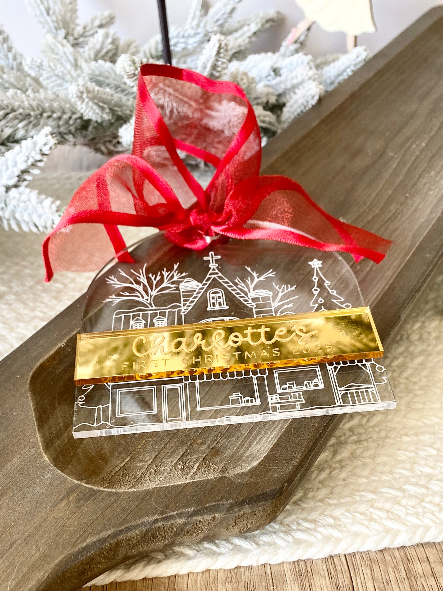 Christmas Village Keepsake Ornament