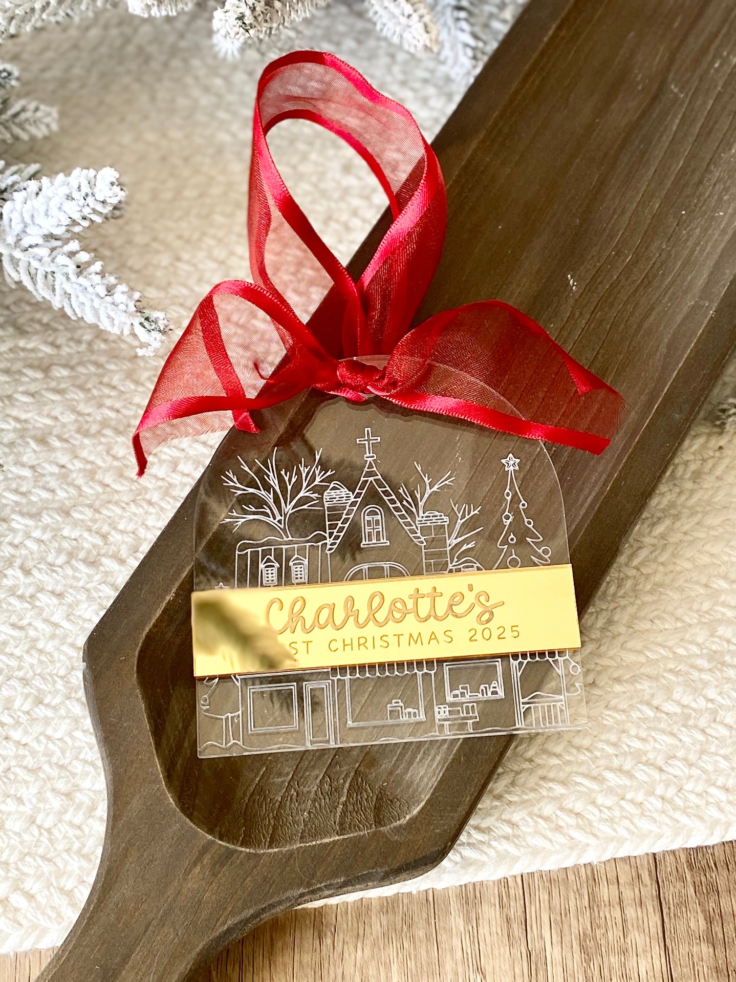 Christmas Village Keepsake Ornament