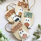 Personalized Halloween Ghost Tag | Boo Basket | Halloween Name Tag | Backpack Tag