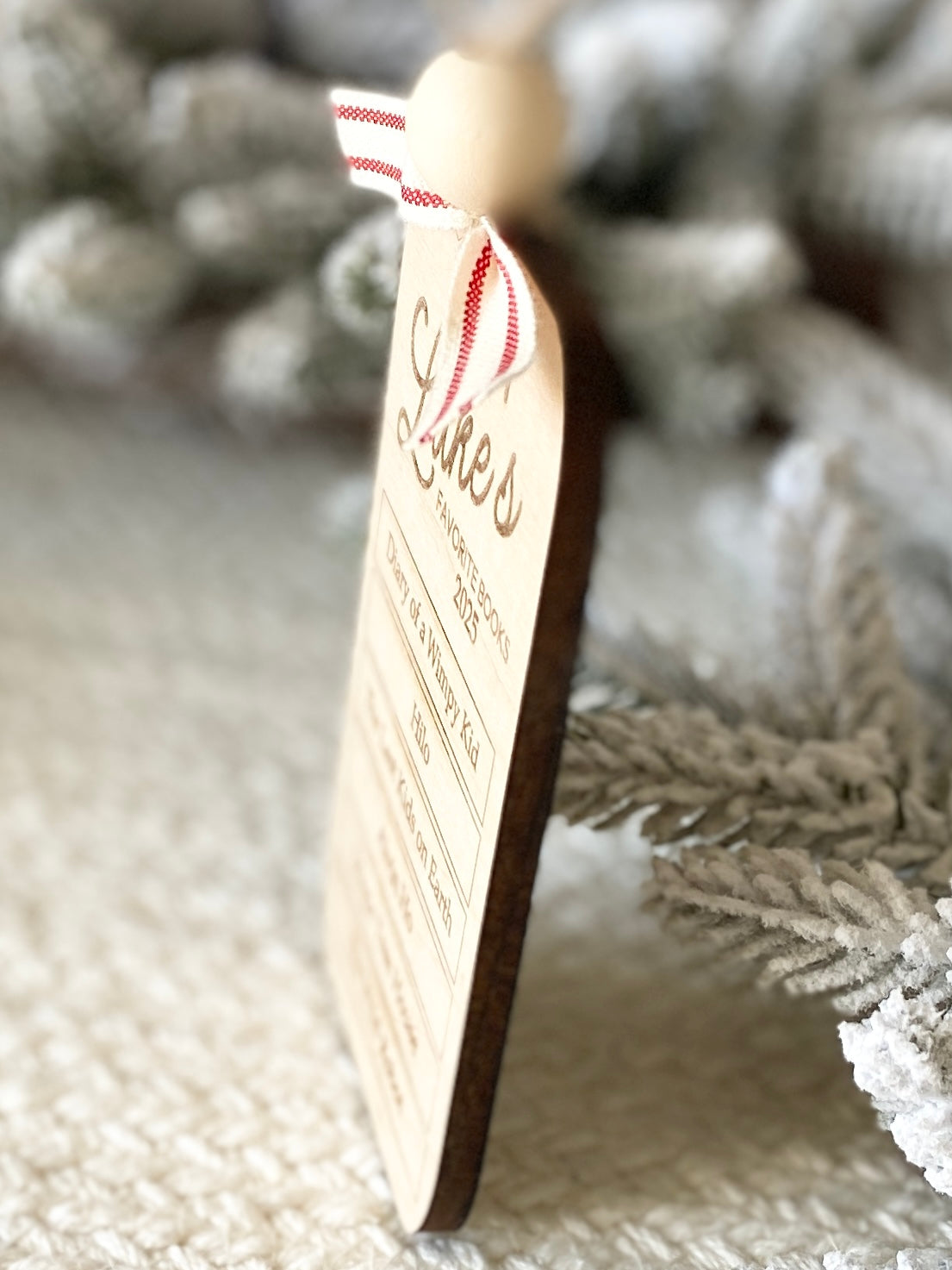 My Favorite Books – Personalized Reading Keepsake Ornament”