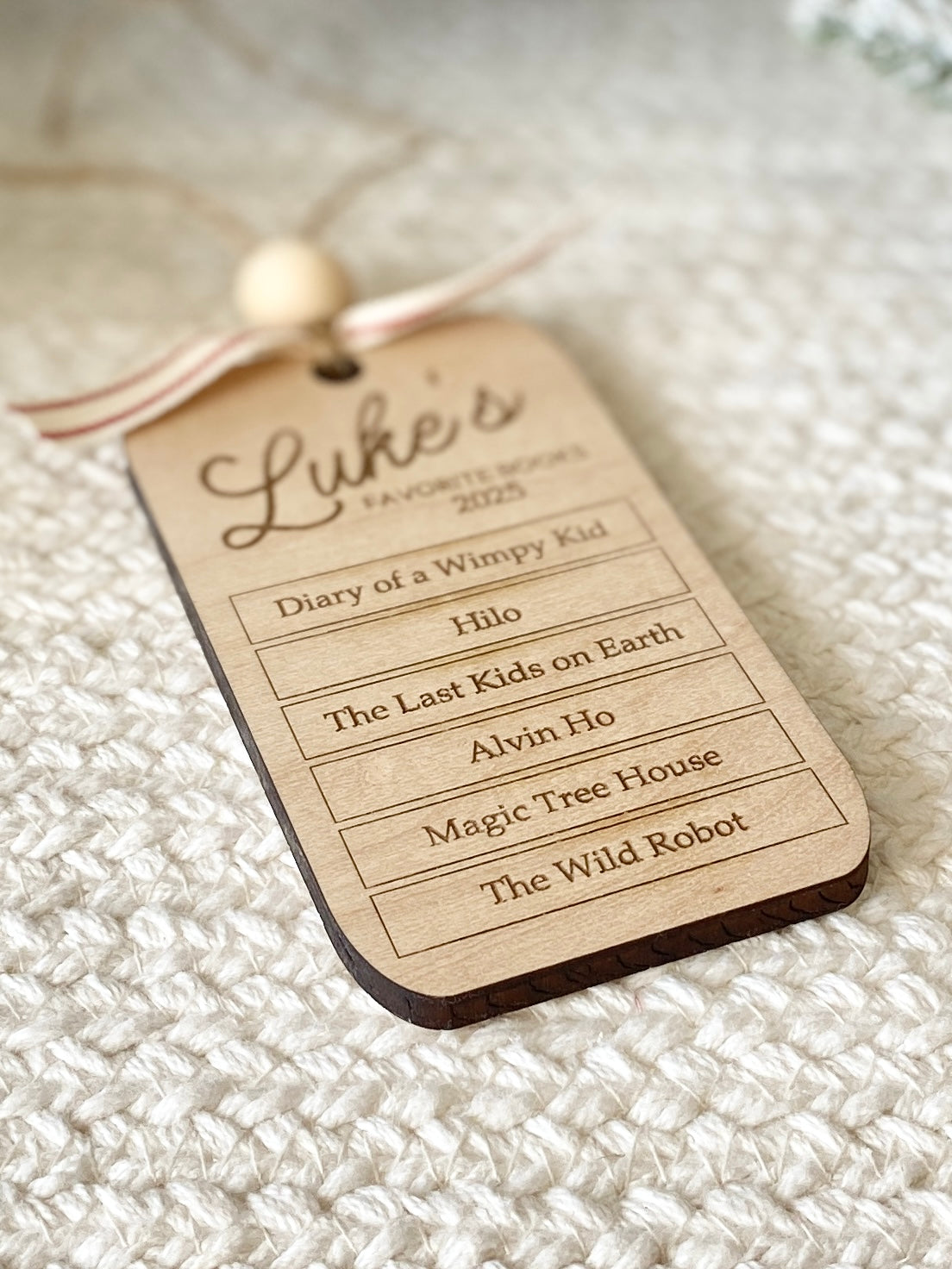 My Favorite Books – Personalized Reading Keepsake Ornament”