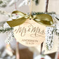 Mr. & Mrs. – Personalized Wedding Ornament