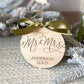 Mr. & Mrs. – Personalized Wedding Ornament