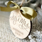 Mr. & Mrs. – Personalized Wedding Ornament