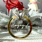 Engaged! – Personalized Engagement Ring Ornament