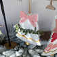 Jingle Bell Name Tag – Personalized Ornament, Stocking Tag, or Gift Topper