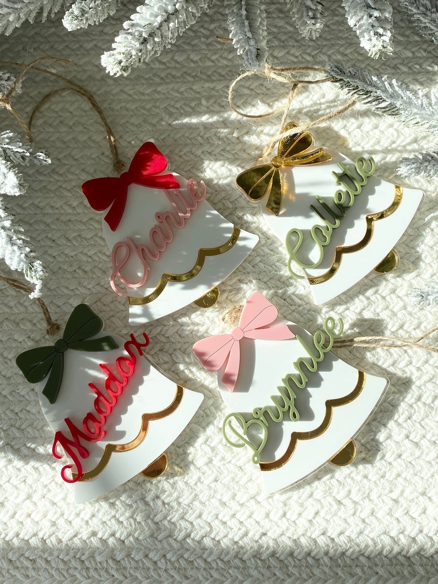 Jingle Bell Name Tag – Personalized Ornament, Stocking Tag, or Gift Topper