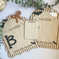 Personalized Baby Footprint Keepsake | First Halloween Wooden Sign