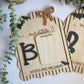 Personalized Baby Footprint Keepsake | First Halloween Wooden Sign