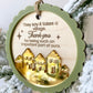 It Takes a Village – Personalized Thank You Ornament