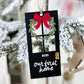Our First Home – Personalized Christmas Door Ornament
