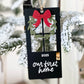 Our First Home – Personalized Christmas Door Ornament