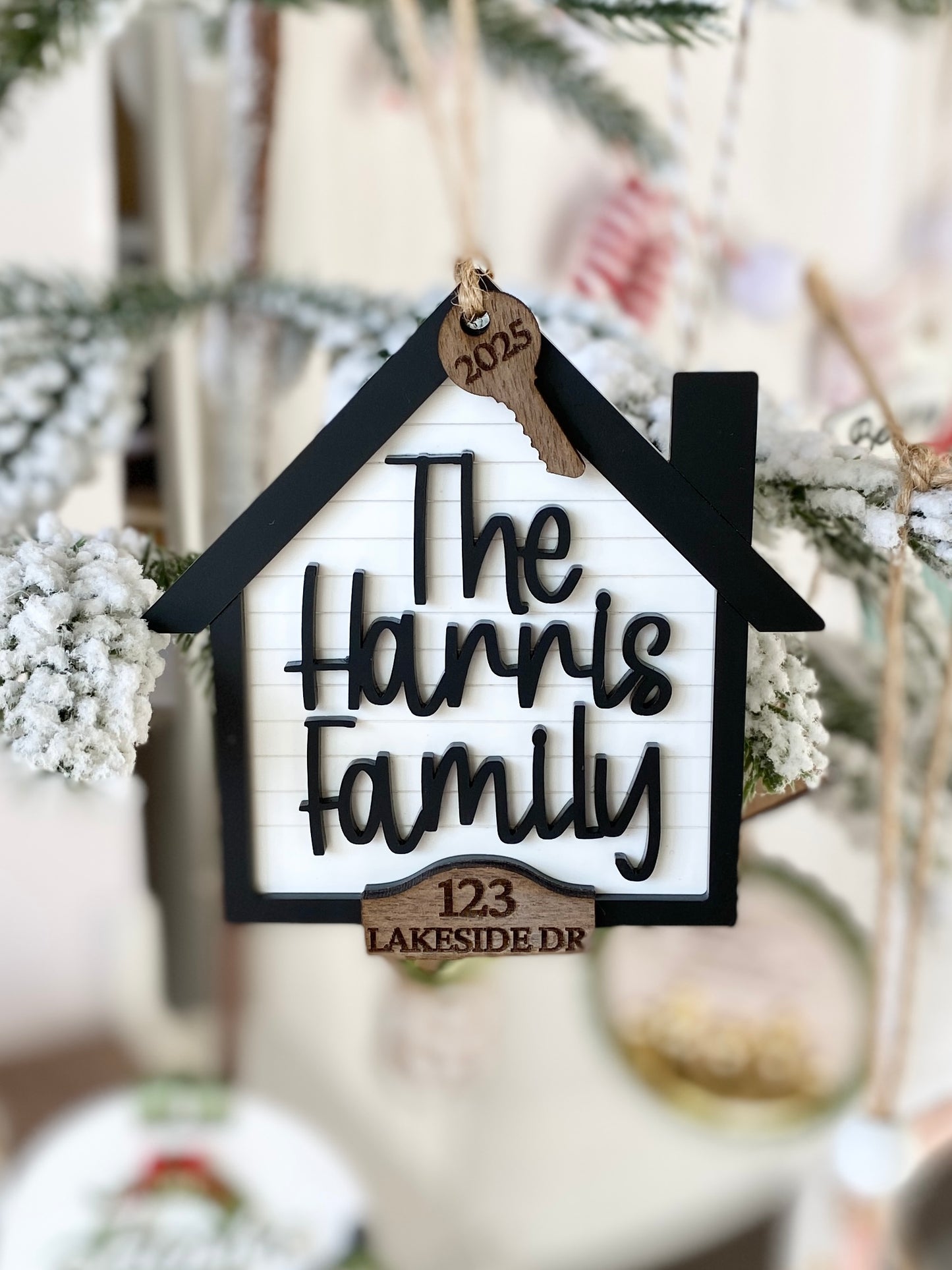 The Key to New Memories ~ New Home Personalized Ornament