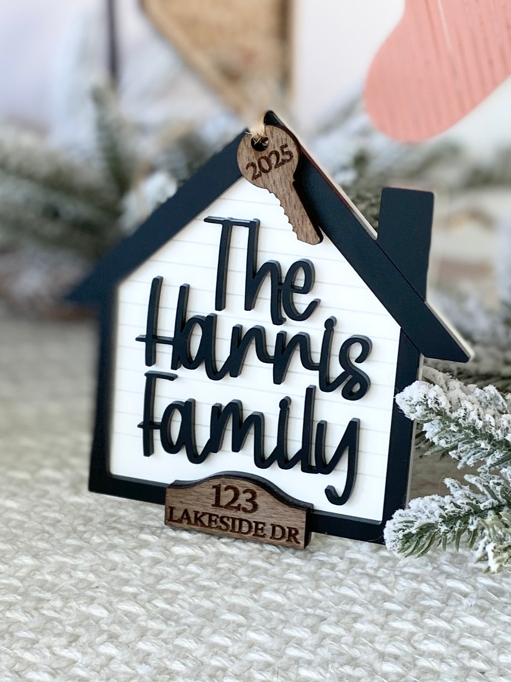 The Key to New Memories ~ New Home Personalized Ornament