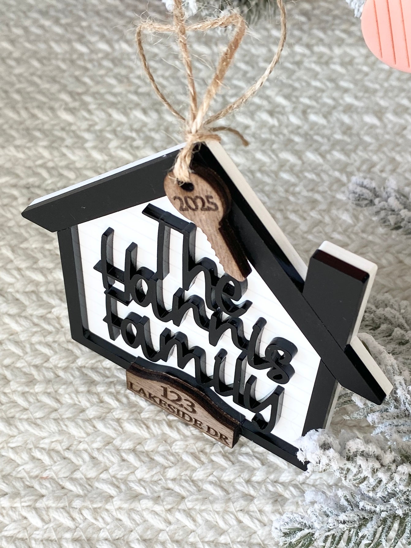 The Key to New Memories ~ New Home Personalized Ornament