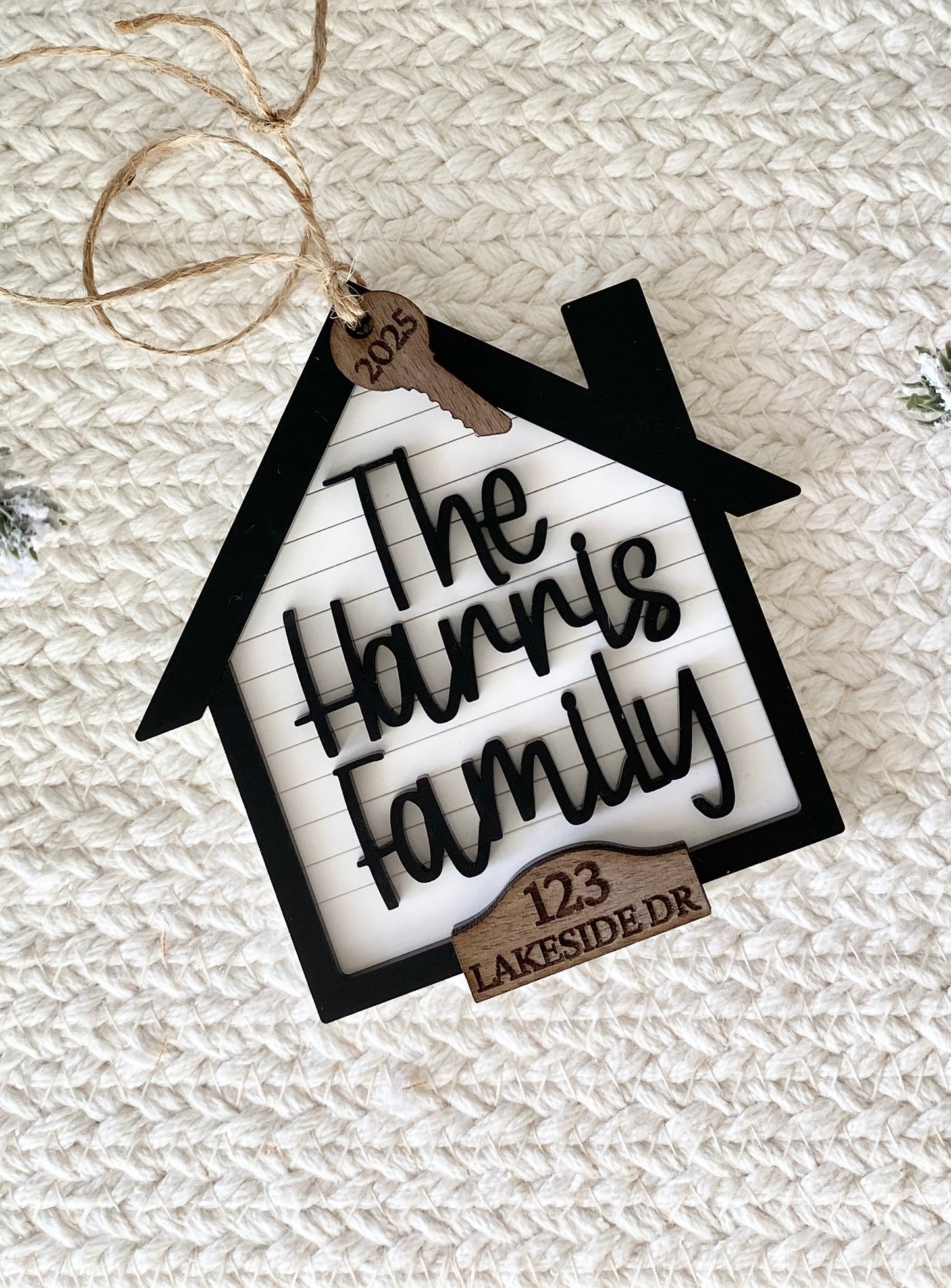 The Key to New Memories ~ New Home Personalized Ornament