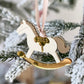 Rocking Horse Keepsake Ornament (Gold or Wood)