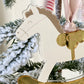 Rocking Horse Keepsake Ornament (Gold or Wood)
