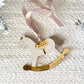 Rocking Horse Keepsake Ornament (Gold or Wood)