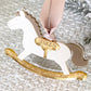 Rocking Horse Keepsake Ornament (Gold or Wood)