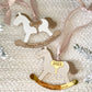 Rocking Horse Keepsake Ornament (Gold or Wood)