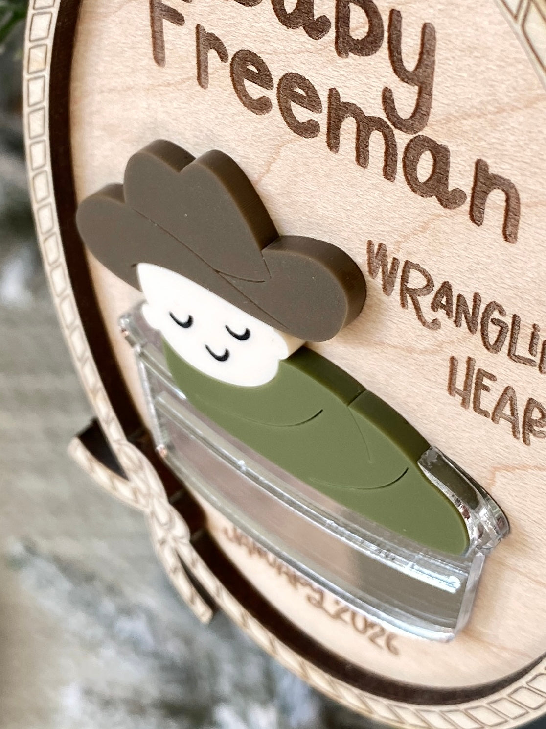 Little Wranglers – Personalized Baby’s First Christmas Ornament