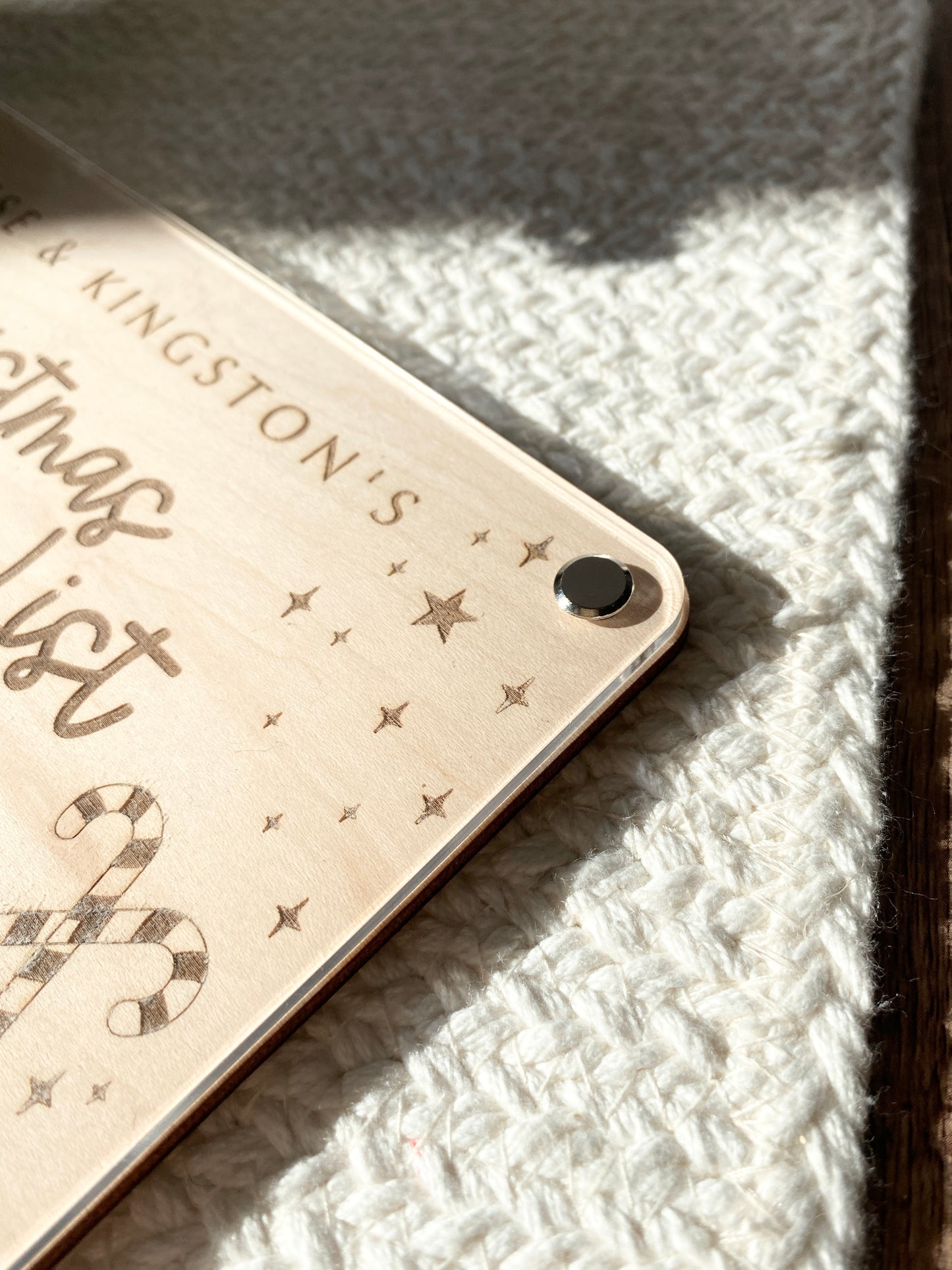 Our Christmas Adventures – Personalized Dry Erase Board