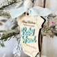 Merry Christmas Mommy & Daddy – Baby Announcement Ornament