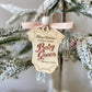 Merry Christmas Mommy & Daddy – Baby Announcement Ornament