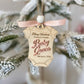 Merry Christmas Mommy & Daddy – Baby Announcement Ornament
