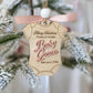 Merry Christmas Mommy & Daddy – Baby Announcement Ornament