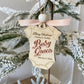 Merry Christmas Mommy & Daddy – Baby Announcement Ornament