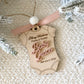 Merry Christmas Mommy & Daddy – Baby Announcement Ornament