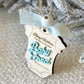Merry Christmas Mommy & Daddy – Baby Announcement Ornament