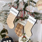 Classic Plaid Stocking Ornament + Tag