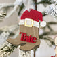 Cowboy Christmas Boots Personalized Ornament