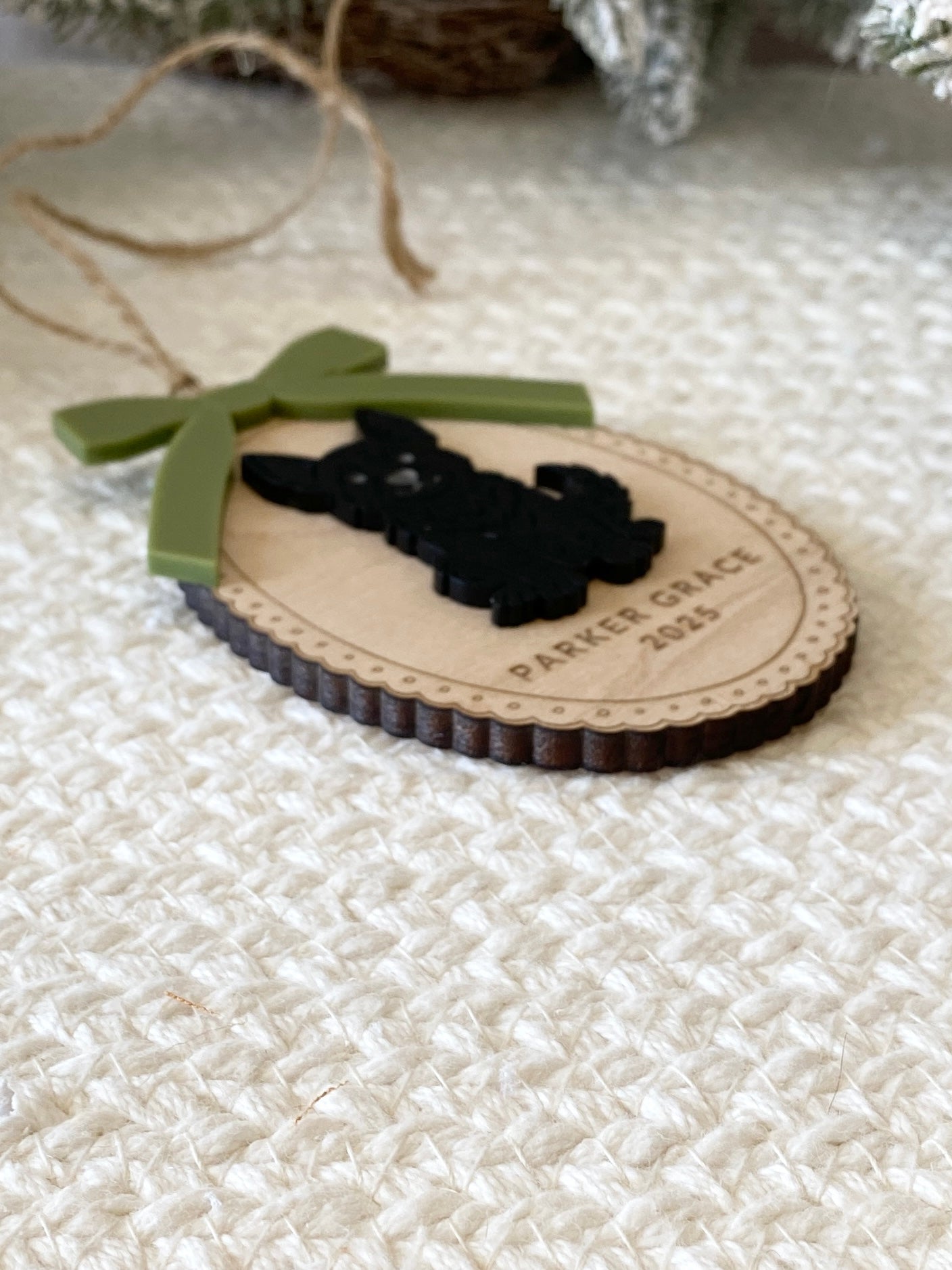 Custom Dog Breed Christmas Ornament – 25 Breeds Available!