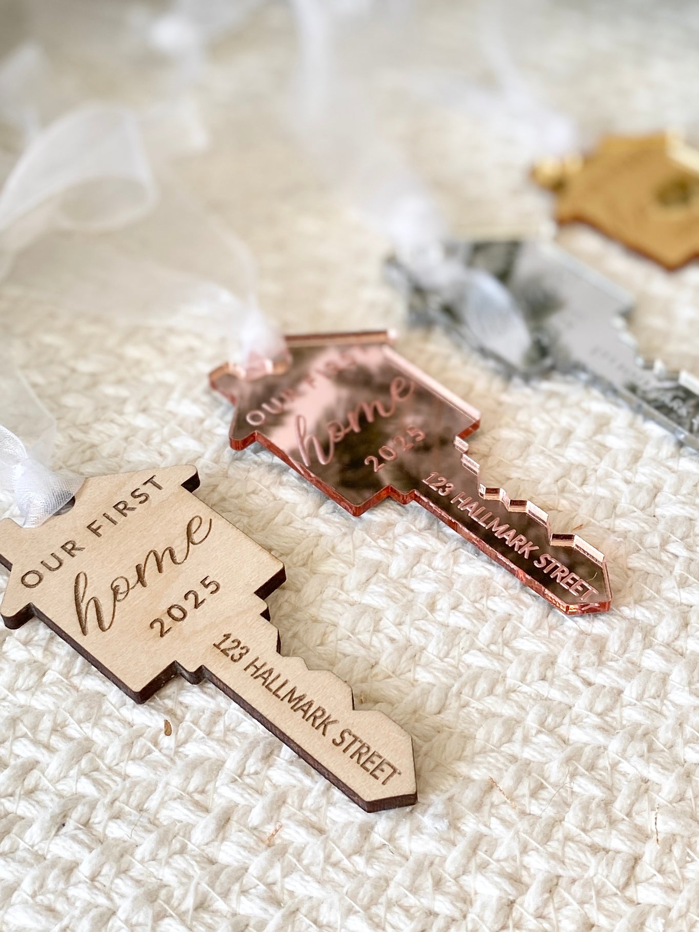 Our First Home – Personalized Key Ornament