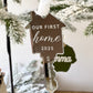 Our First Home – Personalized Key Ornament