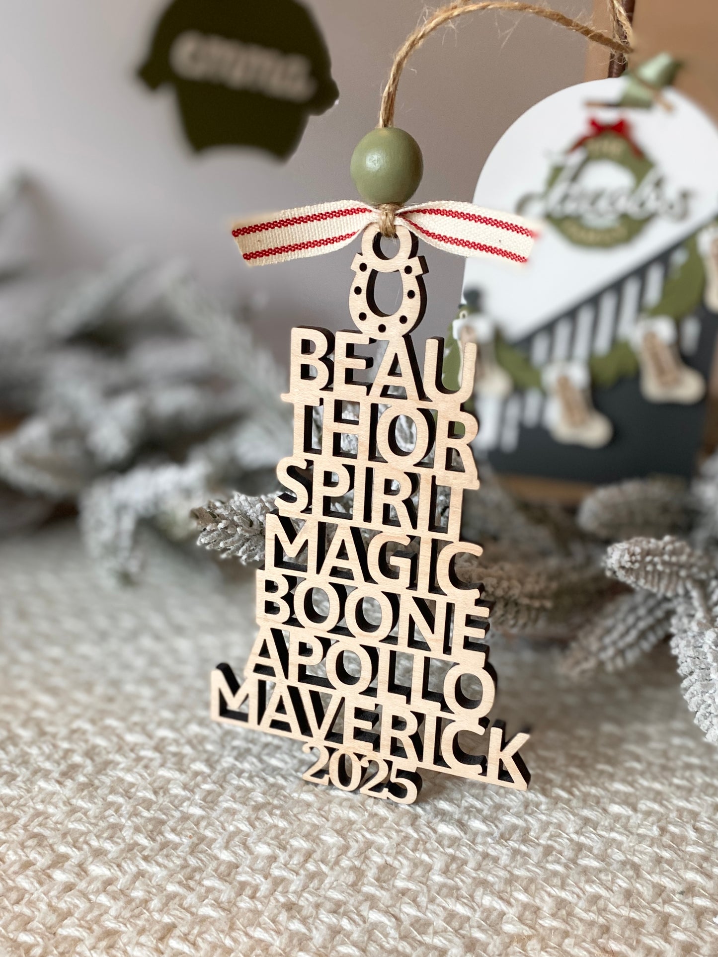 Christmas Tree Keepsake Ornament